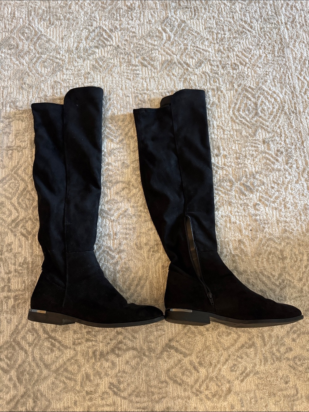 Nine West suede knee high flat boots